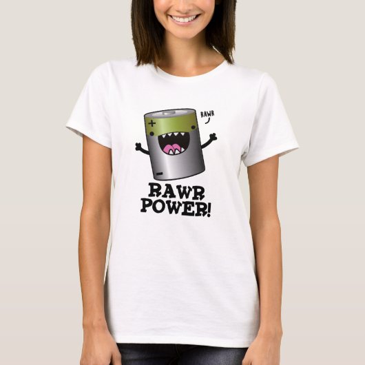 T-shirt Jeu de batterie Rawy Power Funny (Devant)