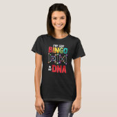 T-shirt Jeu De Bingo Dna Dire Pour Lucky Bingo Player (Devant entier)