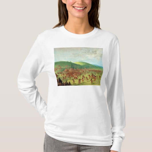 T-shirt Jeu de boule indien (Devant)