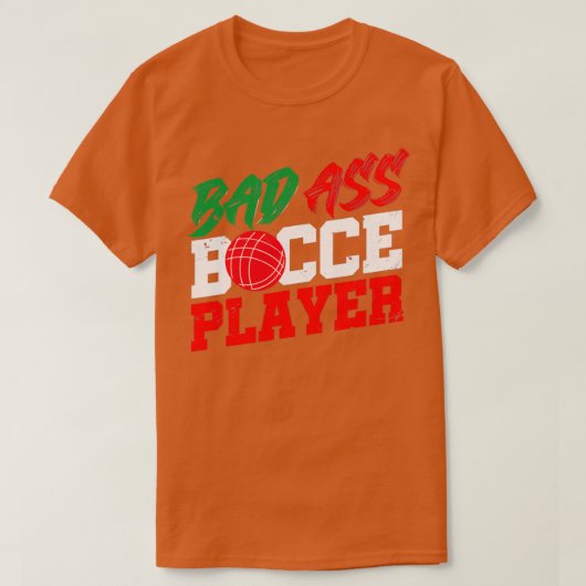 T-shirt Jeu de Bowling Italien Bocci Ball T (Design devant)