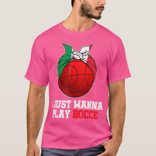 T-shirt Jeu de Bowling Italien Italie Bocci Joueur Bocce B