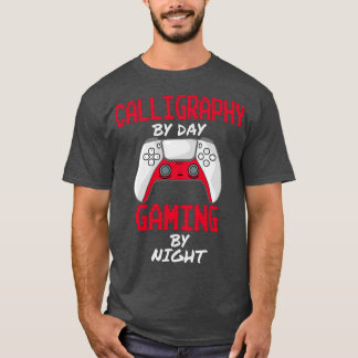 T-shirt Jeu de calligraphie drôle