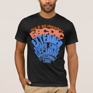 T-shirt Jeu de caractères codés EBCDIC sur mainframe