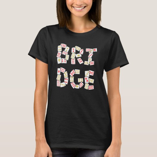 T-shirt Jeu de carte de pont (Devant)