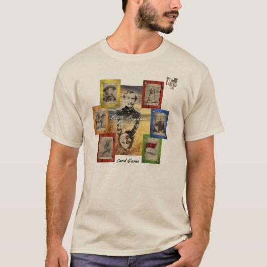 T-shirt Jeu de carte de rami de Little Bighorn (Devant)