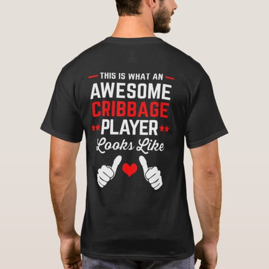 T-shirt Jeu de cartes Cribbage (Dos)