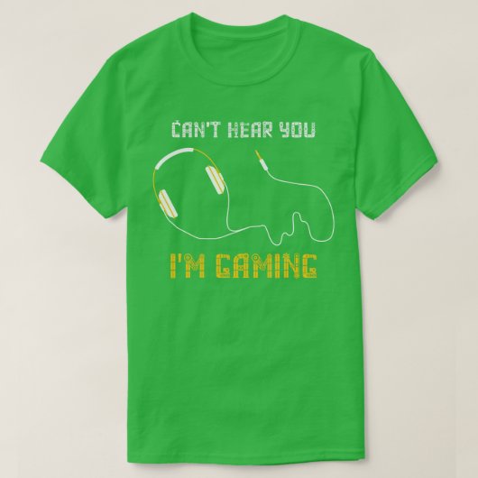 T-shirt Jeu de casque (Design devant)