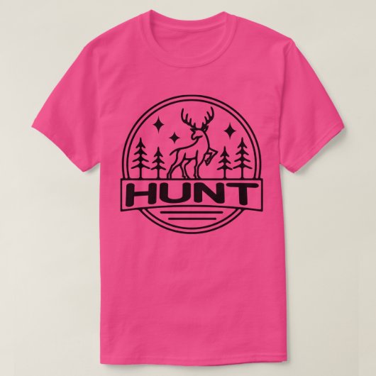 T-shirt Jeu de chasse de chasseurs (Design devant)