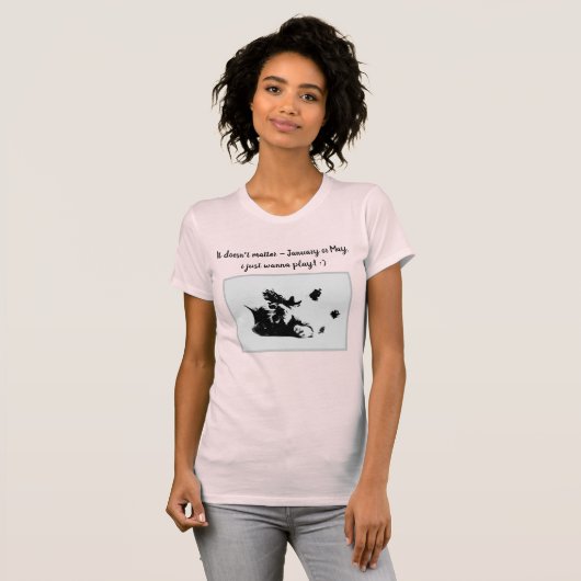 T-shirt Jeu de chat (Devant entier)