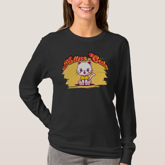 T-shirt Jeu de chats félin félin 1 (Devant)