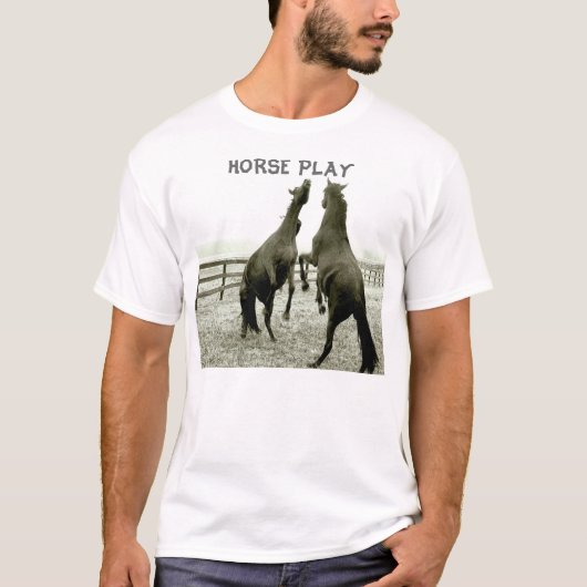 T-shirt Jeu de cheval (Devant)