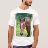 T-shirt jeu de chevaux (Devant)