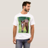 T-shirt jeu de chevaux (Devant entier)