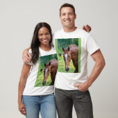 T-shirt jeu de chevaux (Unisexe)