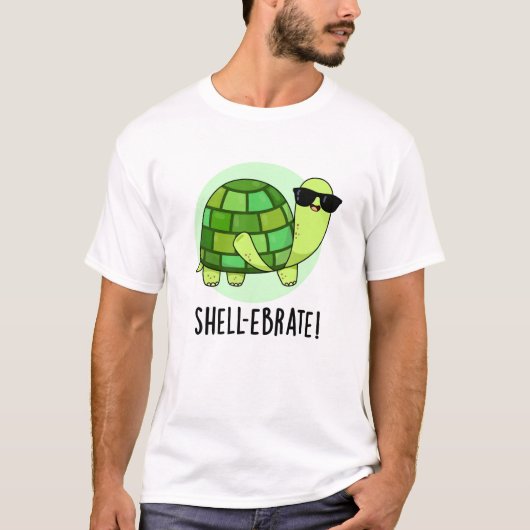 T-shirt Jeu de coquille amusant Tortoise Animal Pun (Devant)