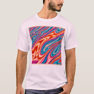 T-shirt Jeu de couleurs attractif