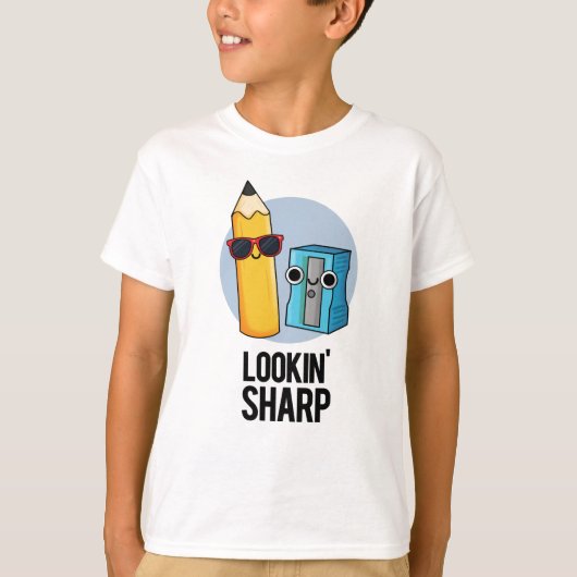 T-shirt Jeu de crayon carré (Devant)