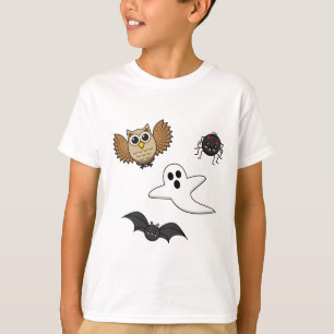 T-shirt Jeu de créations nocturnes Déplaisantes de Kawaii