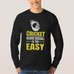 T-shirt Jeu De Cricket Pour Un Coéquipier Du Joueur De Cri