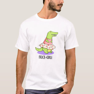 T-shirt Jeu de crocodile amusant de roche-odile