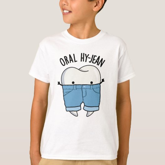 T-shirt Jeu de dents amusant Hy-jean Oral (Devant)
