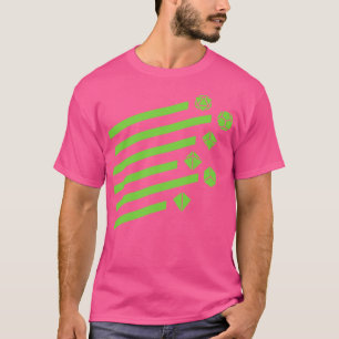 T-shirt Jeu de dés polyhéréditaires rétro vert