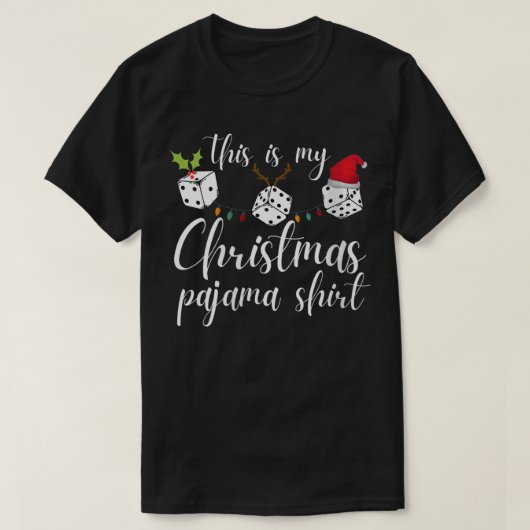 T-shirt Jeu de Dice Jeu de Noël de Bunco de femmes (Design devant)
