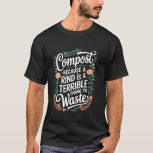 T-shirt Jeu de durabilité des déchets organiques de la cro