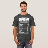 T-shirt Jeu de faits nutritionnels (Devant entier)