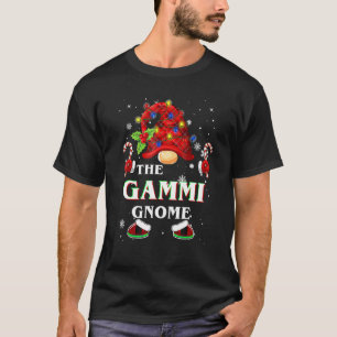 T-shirt Jeu de famille Pajama Gammi Gnome Buffalo Plaid Ma