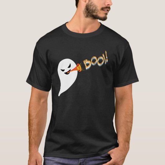 T-shirt Jeu de fantômes et chantage boo (Devant)