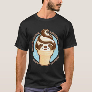 T-shirt Jeu de fentes de crème glacée Cone