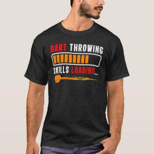 T-shirt Jeu de fléchettes Joueur Compétences de lancer d