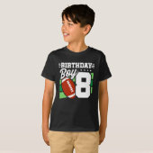 T-shirt Jeu de football 8 ans Thème 8ème anniversaire Garç (Devant entier)