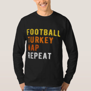T-shirt Jeu de football Turkey Nap Repeat Pumkin Men Than