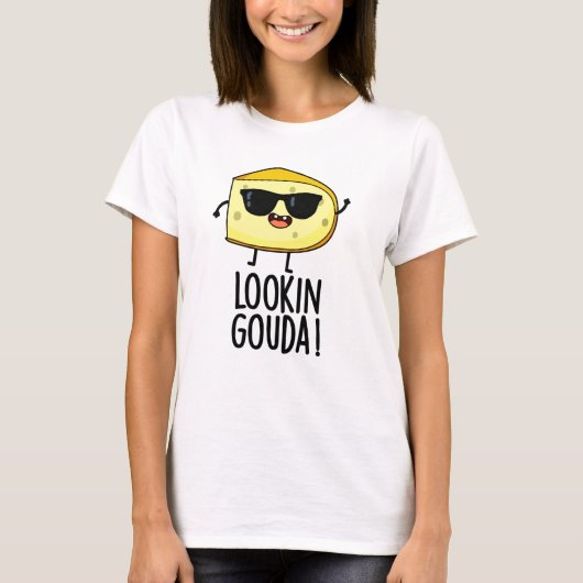 T-shirt Jeu de fromage amusant Gouda (Devant)