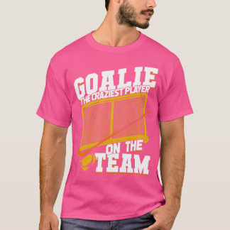 T-shirt Jeu de gardien de gardien de but de hockey sur gla
