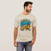 T-shirt Jeu de Graffiti Cool Manette Game Over Urbaine Jou (Devant entier)
