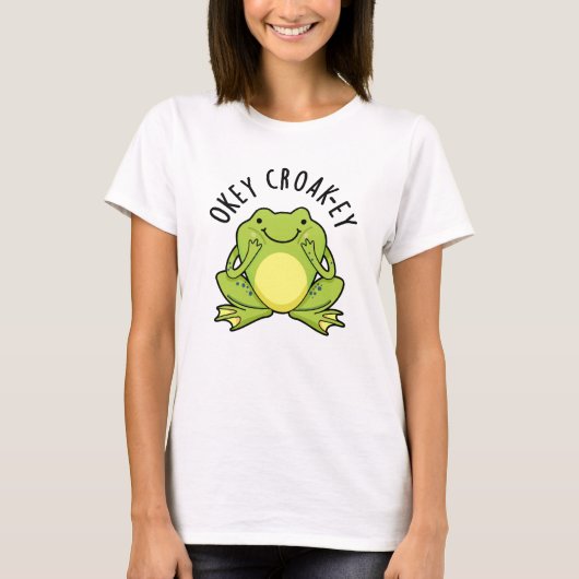 T-shirt Jeu de grenouille de l'oeuf Croak-ey drôle (Devant)