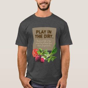 T-shirt JEU DE Jardin végétal JOUER DANS LA RÉGION