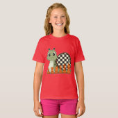 T-shirt Jeu de jeu d'échecs de jeu d'échiquier Snack (Devant entier)