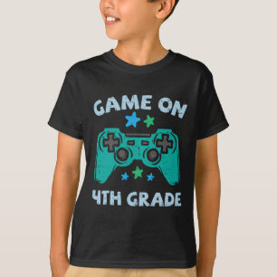 T-shirt Jeu de jeu sur 4e année 4e première école G
