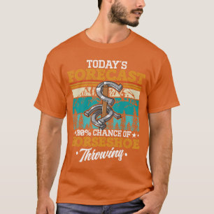T-shirt Jeu de lancer de fer à cheval garçon lançant