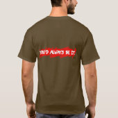 T-shirt Jeu de l'étiquette (Dos)