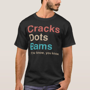 T-shirt Jeu de Mahjong Cracks Dots Bams