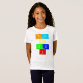 T-Shirt Jeu de marelle (Devant entier)