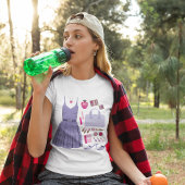 T-shirt Jeu de mode violet