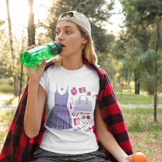 T-shirt Jeu de mode violet