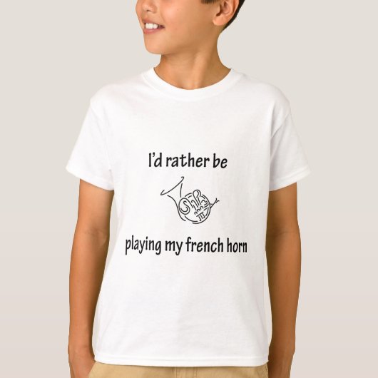 T-shirt Jeu de mon cor de harmonie (Devant)