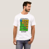 T-shirt JEU DE MOT DE Puzzle DINK Pickleball (Devant entier)